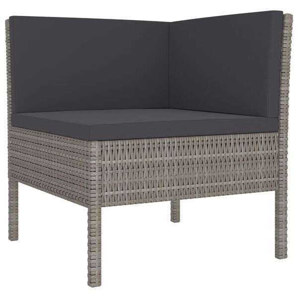 vidaXL Garden Lounge Set Grey