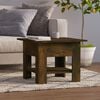 vidaXL Coffee Table Smoked Oak Engineered Wood Medium Coffee Table