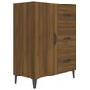 vidaXL Sideboard Brown oak Engineered wood Medium Sideboard