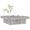 vidaXL Coffee Table Gray Sonoma Engineered wood 35.4x35.4x11.0 in