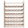 vidaXL Wine Rack with Top Board 26.6x9.8x34.3" Solid Wood Pine