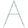 vidaXL Garden Trellis Set of 4 Green