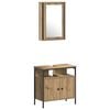 vidaXL Bathroom Furniture Set 4 pcs artisan oak Engineered wood