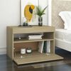vidaXL Bedside Cabinet Set of 2 Sonoma oak Engineered wood
