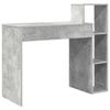 vidaXL Desk Concrete grey 39.4" x 15.7" x 35.4" Engineered wood