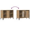 vidaXL Sink Cabinet Artisan Oak Engineered Wood, Metal Medium