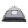 vidaXL Beach Tent 2-Person Gray Quick Release Waterproof