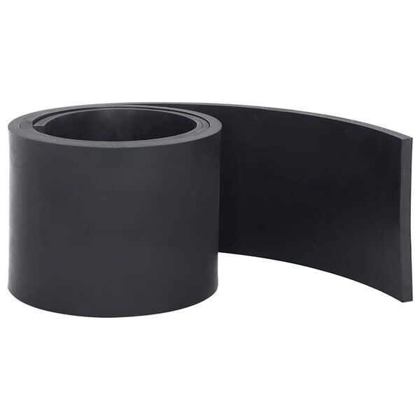 vidaXL Rubber Edge For Snow Plow Black Styrene-butadiene rubber