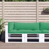 vidaXL Pallet Cushion Set of 3 Green 100% Polyester Large