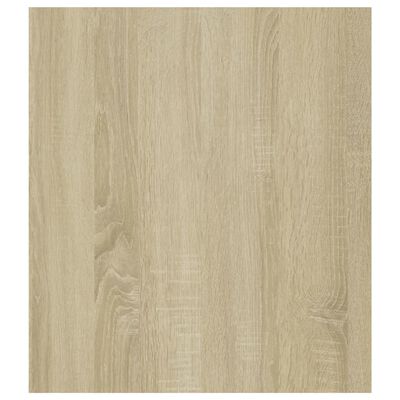 vidaXL Side Table Sonoma Oak 23.6"x15.7"x17.7" Engineered Wood
