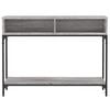 vidaXL Console Table Grey Sonoma Engineered wood, metal Console Table