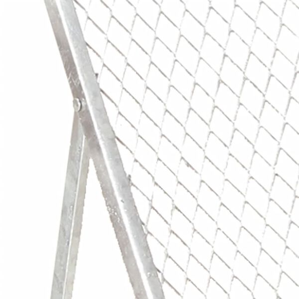 vidaXL Garden Sieve Silver Galvanized steel Medium Collapsible