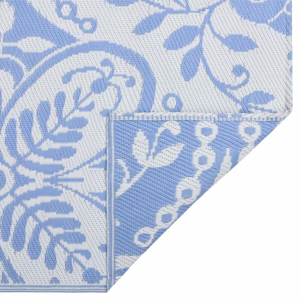 vidaXL Outdoor Carpet Baby Blue Polypropylene 74.8 x 114.2 in