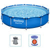 Bestway Frame Pool Blue Steel Large Collapsible