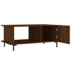 vidaXL Coffee Table Brown Oak Engineered Wood, Iron 35.4 x 19.7 x 15.7 in