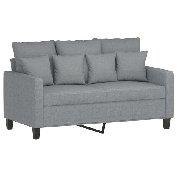 vidaXL Sofa Set Light Gray