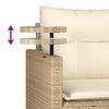 vidaXL Garden Sofa Set Beige