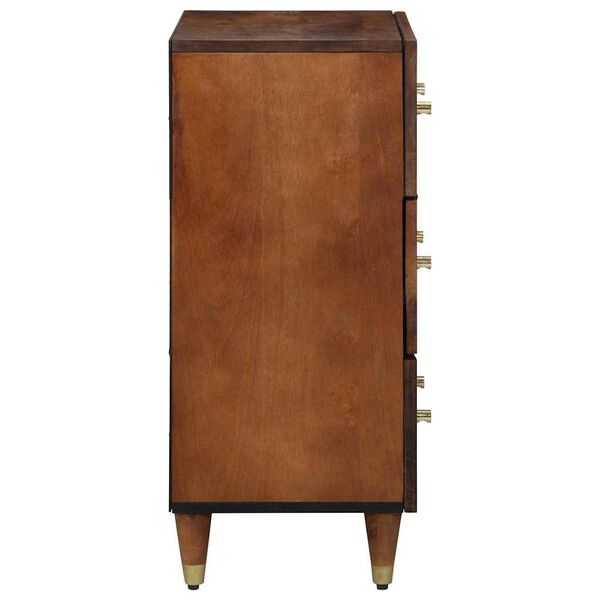 vidaXL Sideboard Brown 23.62 x 12.99 x 29.53 in Solid Mango Wood