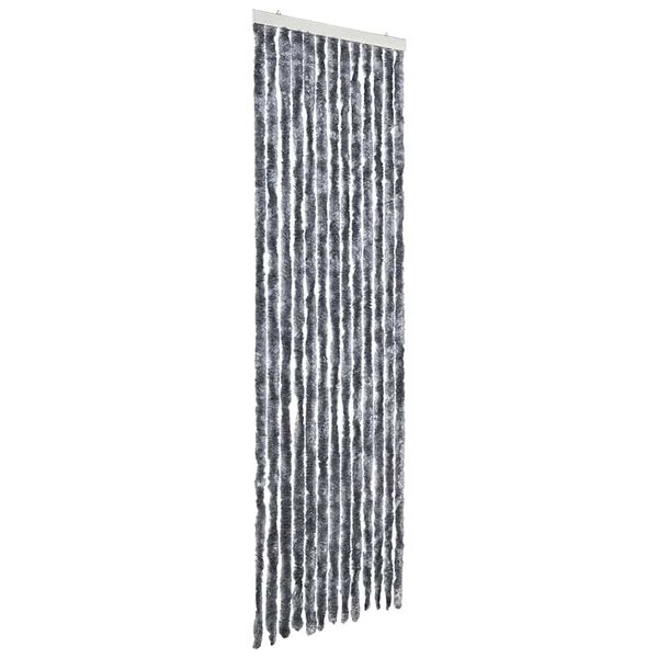 vidaXL Insect Curtain Silver 22.0x78.7" Chenille