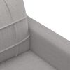vidaXL Sofa Chair Light grey Fabric (100% polyester), metal, plywood