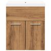 vidaXL Bathroom Furniture Set Artisan Oak Engineered Wood Medium