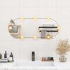 vidaXL Wall Mirror With Led Light Warm white / cold white lighting Glass