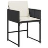 vidaXL Garden Dining Set Gray and Brown