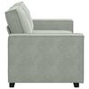 vidaXL 2-seater Sofa Light Grey