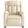 vidaXL Massage Recliner Chair Cream