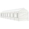 vidaXL Gazebo with Roof White 51.2'x7.5'x8.8' Polyethylene