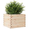 vidaXL Garden Planter Natural Wood Solid pine wood 23.6 in