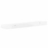 vidaXL Wall Shelf Set of 2 High gloss white MDF 15.7x3.5x1.2 in