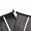 vidaXL Solar Pool Heater Set of 2 Black Polyethylene 244.1 x 29.5 in