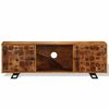 vidaXL TV Cabinet Brown Solid Acacia Wood Medium TV Cabinet
