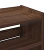 vidaXL Shoe Rack Brown Oak Engineered Wood Slim Shoe Rack Rectangular