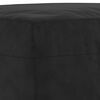 vidaXL Footstool Black Velvet, plywood, foam 27.6 x 21.7 x 16.1 in