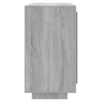 vidaXL Sideboard Gray Sonoma 31.5"x15.7"x29.5" Engineered Wood