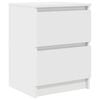 vidaXL TV Cabinet White Engineered wood 15.7 x 13.8 x 21.3 in TV Cabinet