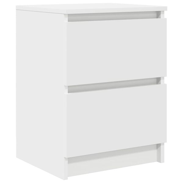 vidaXL TV Cabinet White Engineered wood 15.7 x 13.8 x 21.3 in TV Cabinet