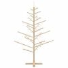 vidaXL Wooden Christmas Tree with Stand Natural 59.1" Solid pine wood