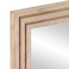 vidaXL Bathroom Mirror Bleached wood and clear glass Solid mango wood, glass