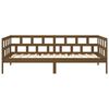 vidaXL Day Bed Honey brown Solid pine wood Standard Convertible
