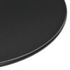 vidaXL Garden Table Black Powder-coated steel Compact Durable