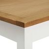 vidaXL Bar Table Oak and white