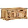 vidaXL Coffee Table Brown 35.43 x 19.69 x 15.75 in Solid Mango Wood