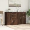 vidaXL Sideboard Brown Oak Engineered Wood Medium Sideboard