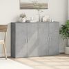 vidaXL Sideboard Concrete Grey Engineered Wood Standard Sideboard