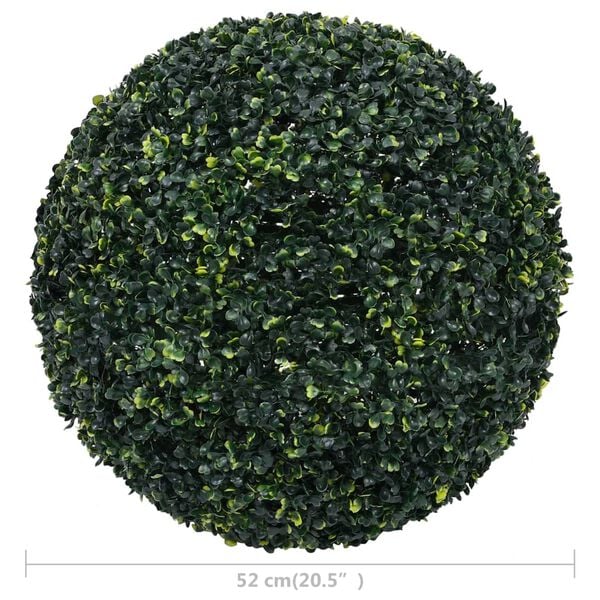 vidaXL Fake Boxwood Ball Mixed Green Polyethylene Large