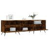 vidaXL TV Cabinet Smoked Oak Engineered Wood Large Stylish TV Cabinet