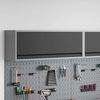 vidaXL Tool Cabinet with Storage Black and gray 100 x 25 x 35 cm
